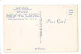 LA, Oakdale - Sunset Inn Motel, Cafe postcard - w02834