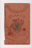 Leather Postcard - TEDDY B - once cut it would be a bib to put on Teddy Bear - 8