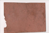 Leather (no postcard back) - BOTH BROKE - well dressed man, lady baby - ME0010
