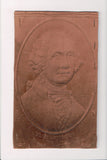 Leather Postcard - GEORGE WASHINGTON - MARBLE HEAD rec'd DPO cancel - cr0547