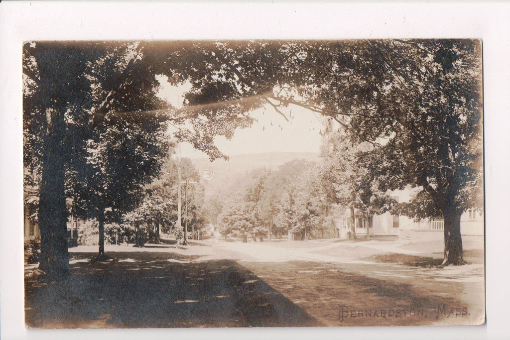 MA, Bernardston - Street Scene - @1909 Real Photo postcard - BP0023