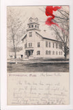 MA, Bernardston - Town Hall, @190_ Real Photo Postcard - BP0024
