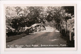 MA, Bernardston - Burk Bridge, Fall River - 18?? - 1958 RPPC - BP0026