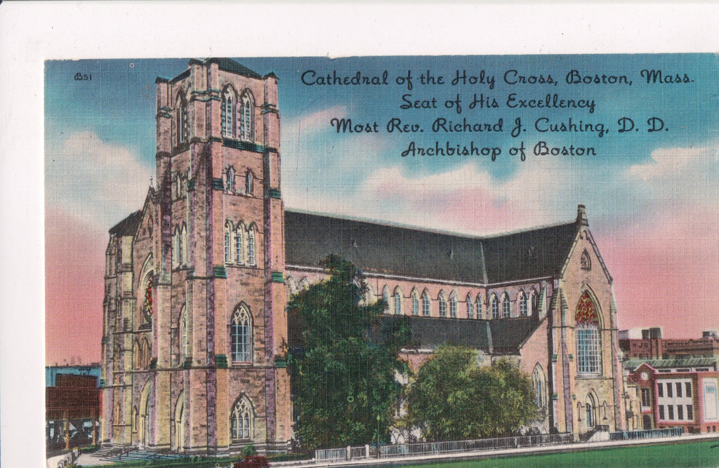 MA, Boston - Cathedral of the Holy Cross, Rev Richard J Cushing, DD - C04298