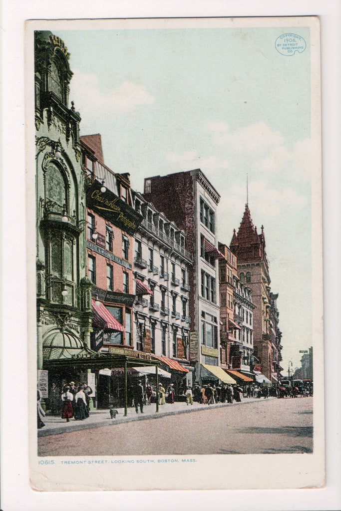 Tremont St. and the Mall, Boston, Mass.