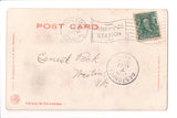 MA, CAMBRIDGE- Harvard - Harvard Gate - CAMBRIDGE STATION flag w/2 - w02559