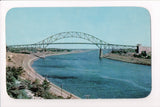 MA, Cape Cod - Canal, Sagamore Bridge postcard - 400006