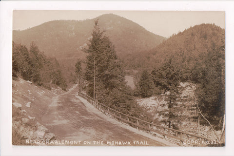 MA, Charlemont - near Charlemont on the Mohawk Trail - RPPC - B06706