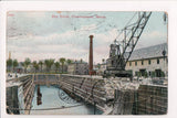 MA, Charlestown - Dry Dock - SOUTH POSTAL STATION flag cancel - w01244