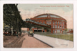 MA, CHARLESTOWN - Sullivan Square Terminal, @1914 vintage postcard - w01363
