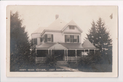 MA, East Northfield - Henry Moore Cottage, @1925 RPPC postcard - G06011