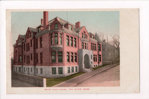 MA, Fall River - Boys Club House, E P Charlton and Co postcard - CP0026