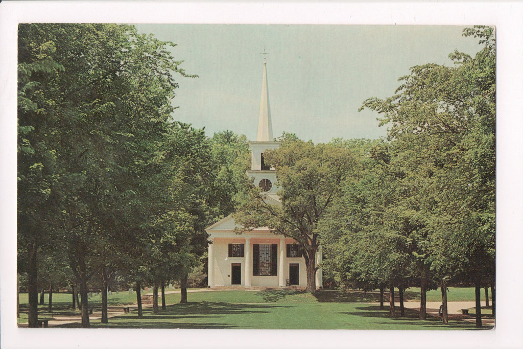 MA, FISKDALE - Meeting House, Old Sturbridge Village RPPC - @1954 - A17360