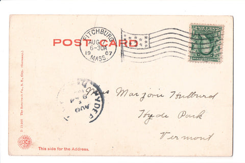 pm FLAG KILLER - MA, Fitchburg - 1907 cancel - H15031