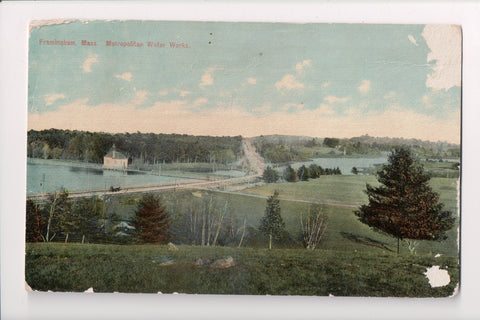 MA, Framingham - Metropolitan Water Works - Z17022 - postcard **DAMAGED / AS IS*
