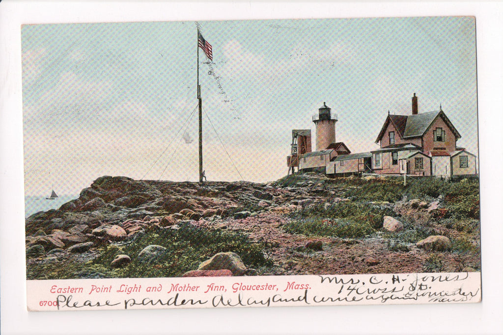 MA, Gloucester - Eastern Point Light, Lighthouse, Light House - w04348