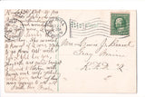 MA, Haverhill - Currier School - @1910 postcard - w00936 (Flag Cancel)