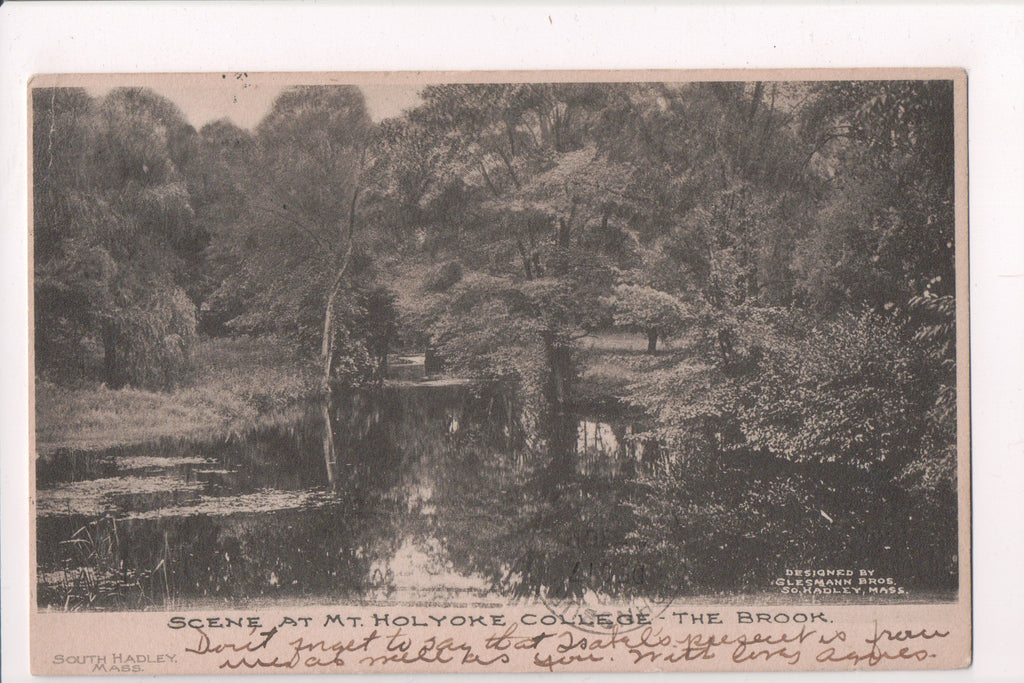 MA, HOLYOKE - Mt Holyoke, @1906 scene - Glesmann Bros postcard - 801022