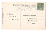 MA, Holyoke - Whiting Reservoir - @1909 HOLYOKE flag killer - w04841