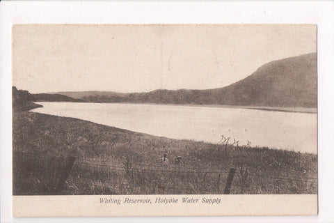 MA, Holyoke - Whiting Reservoir - @1909 HOLYOKE flag killer - w04841