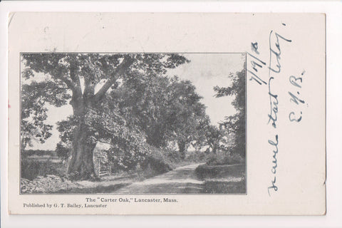 MA, Lancaster - Carter Oak - @1906 RPO cancel DET - CIN, tr5 - E10178