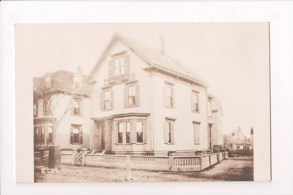 MA, LYNN - Mary B Glover Christian Scientists Home RPPC - K06015