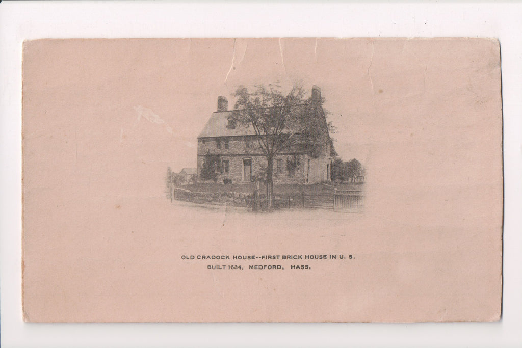 MA, MEDFORD - Old Cradock House, first brick House in US - E09073