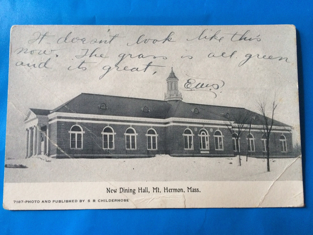 MA, Mt Hermon - Dining Hall (New) - Childerhose card - H15016
