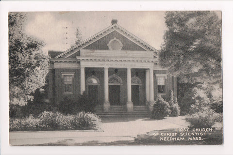 MA, Needham - First Church of Christ Scientist - @1944 SLOGAN cancel - 500862