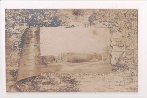 MA, Northampton - Smith College Observatory, C M Nelson RPPC - D07094