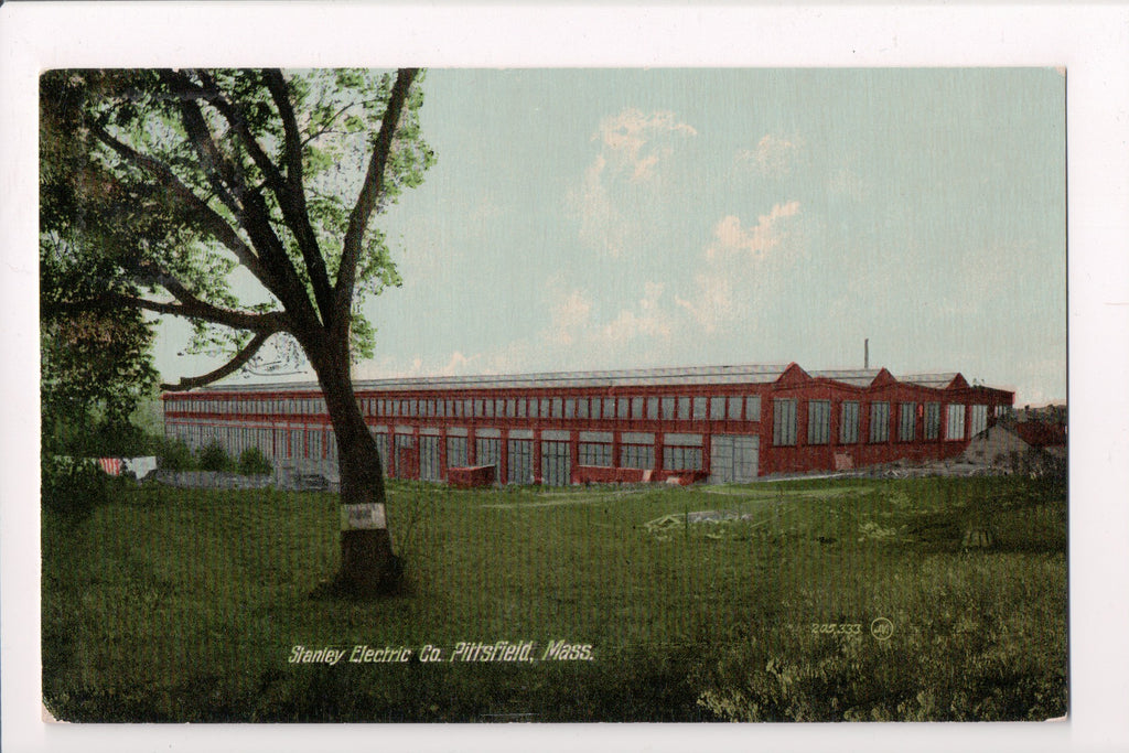 MA, Pittsfield - Stanley Electric Co, vintage postcard - A09065