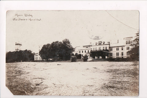 MA, WESTBORO - Hospital Main Building - RPPC (original SOLD) B05328