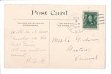 MA, WINCHENDON - Merrills Block showing PO - POMPANOOSUC DOA / DOA - A06064
