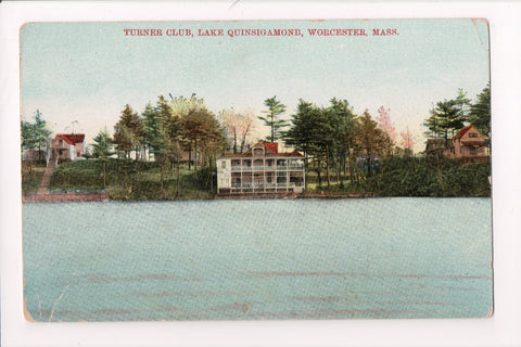MA, Worcester - Lake Quinsigamond, Turner Club and other residences - CP0001