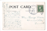 MA, Worcester - First Baptist Church - @1910 vintage postcard - D05060