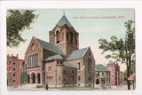 MA, WORCESTER - Old South Church, Langsdorf vintage postcard - G03094