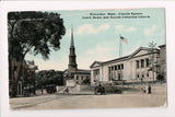 MA, Worcester - Second Unitarian Church, Court House, Lincoln Square - J03383