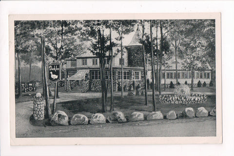 MA, Wrentham - Weber Duck Inn - @1925 postcard - Leon Pini Mgr - B05464