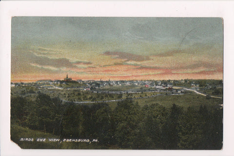 PA, Ebensburg - Bird Eye view, 1910 postcard - MB0035