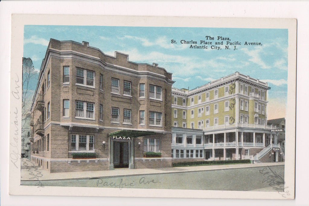 NJ, ATLANTIC CITY - Plazza - H E Weisgerber, Owner - MB0109