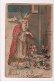 Xmas postcard - Gruss vom Nicolo - Bishop St Nicolas, gold - MB0186