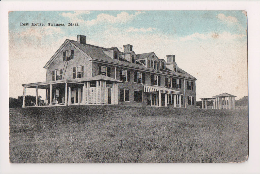 MA, Swansea - Rest House closeup postcard - MB0719