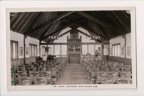 MA, SOUTH BYFIELD - Chapel, Adelnrood interior RPPC - MB0753
