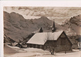 Foreign postcard - MURREN, Switzerland - Englische Kirche RPPC - MB0778