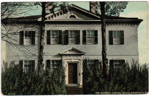 MD, ANNAPOLIS- Richard Carvel House closeup - G06042