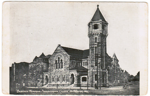 MD, Baltimore - Babcock Memorial Presbyterian Church - B08192