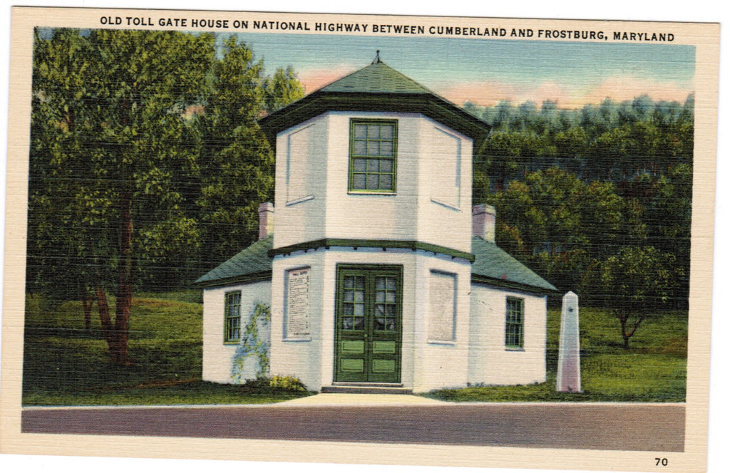 MD, CUMBERLAND - Toll Gate House near Frostburg - B08185