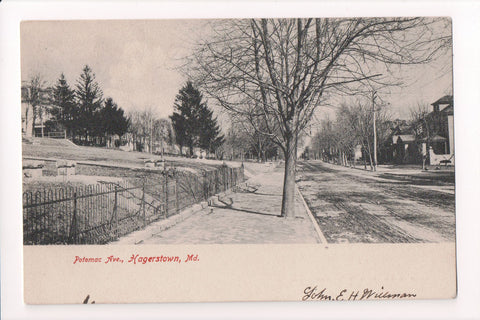 MD, HAGERSTOWN - Potomac Avenue postcard - C08616