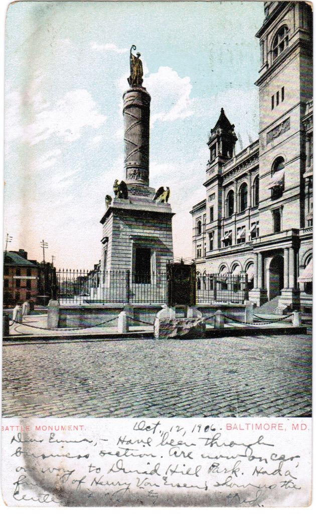 MD, Baltimore - Battle Monument - K03267