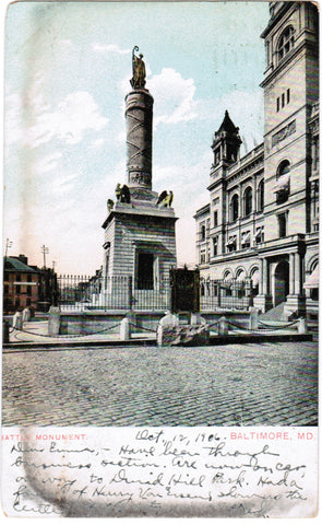 MD, Baltimore - Battle Monument - K03267